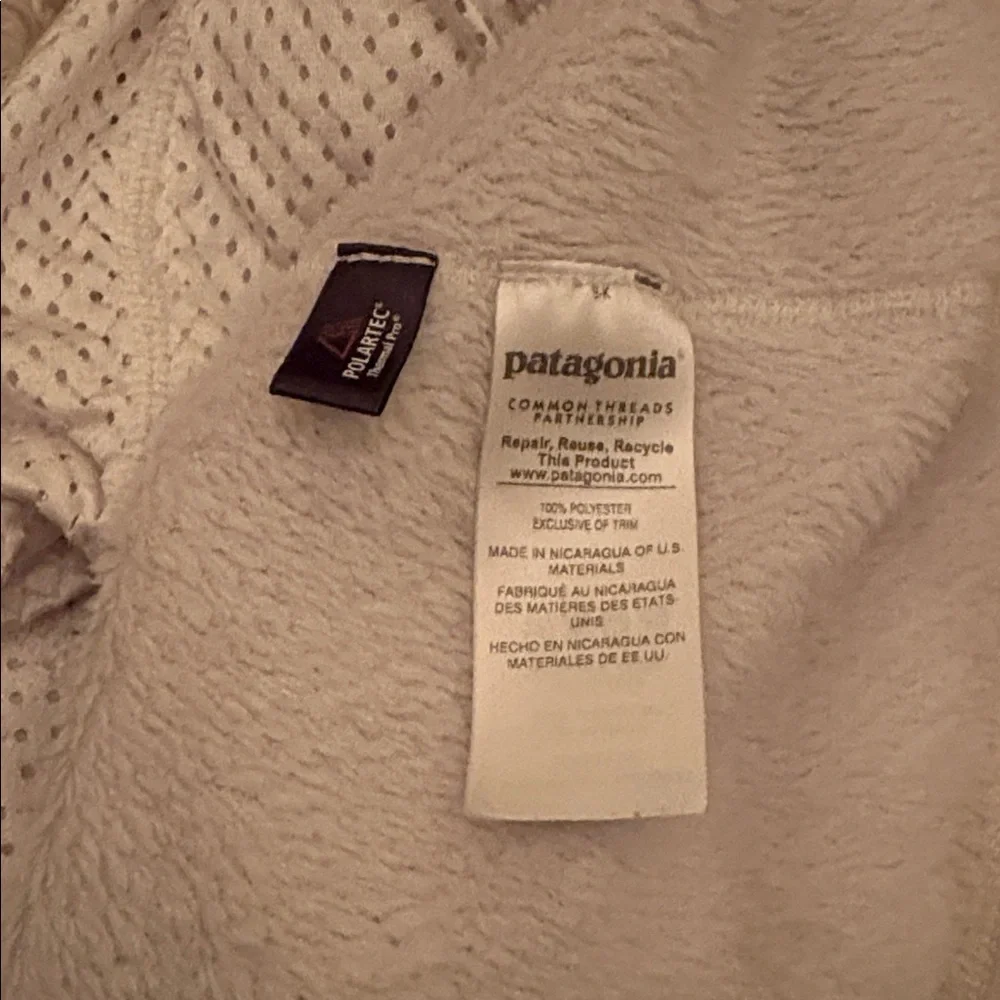 PATAGONIA Re-Tool Snap T Fleece Pullover in Raw Linen Size XS —Super Comfortable - Picture 8 of 8